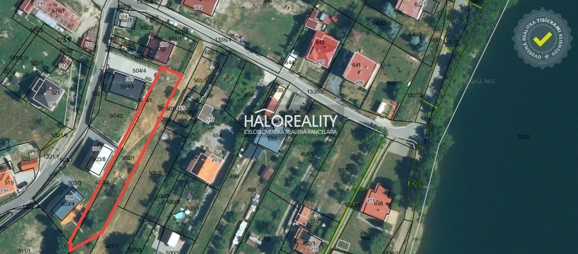 HALO reality - Predaj, pozemok pre rodinný dom   500 m2 Banský Studenec - EXKLUZÍVNE HALO REALITY