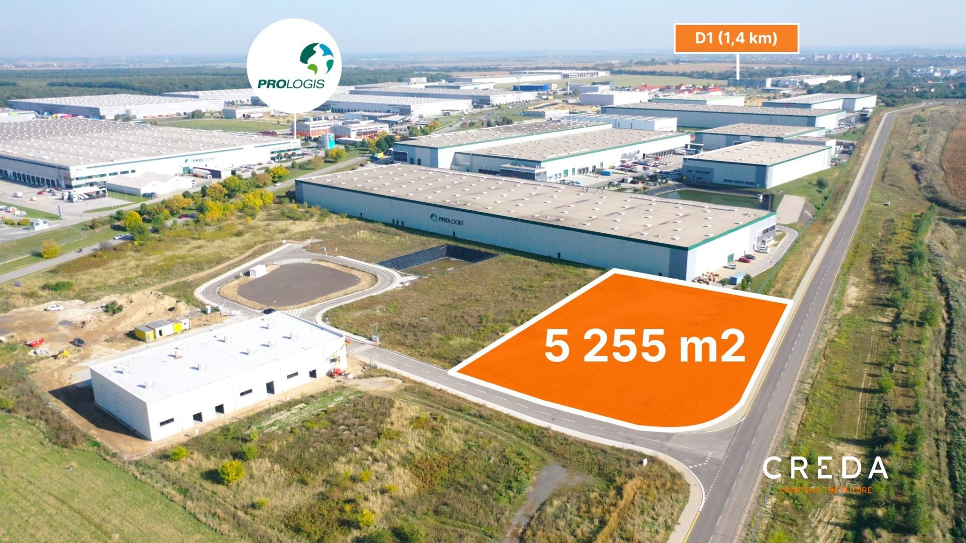 CREDA | predaj priemyselný pozemok s napojením na D1, Senec - priemyselný park