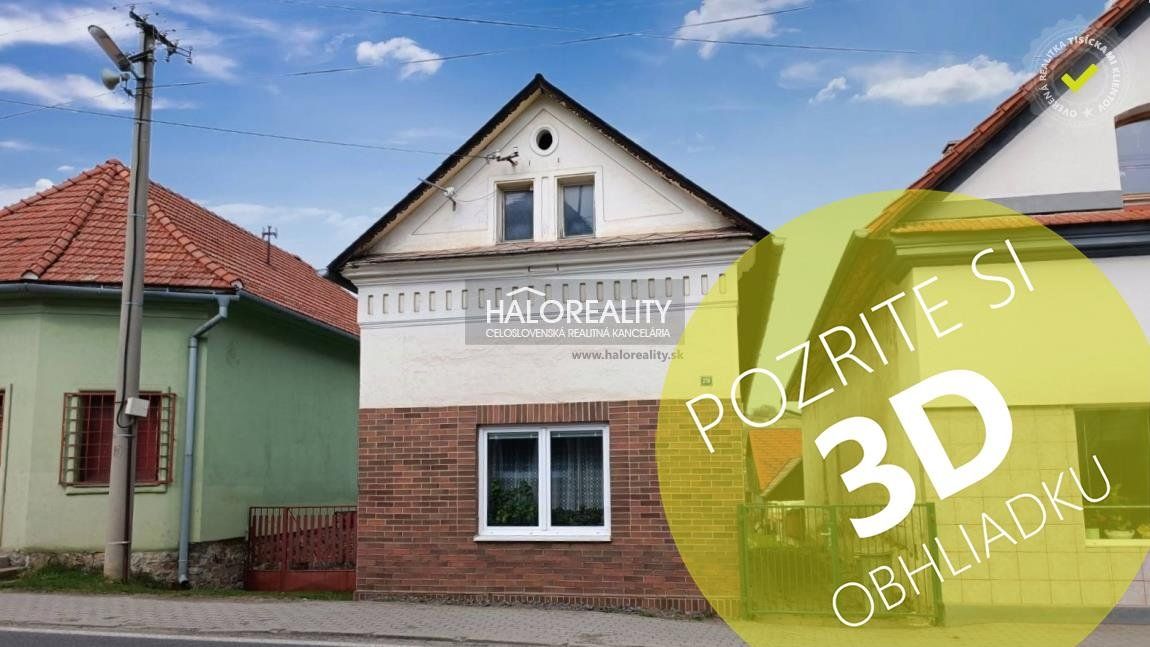 HALO reality - REZERVOVANÉ - Predaj, rodinný dom Hybe, Hlavná - ZNÍŽENÁ CENA - EXKLUZÍVNE HALO REALITY