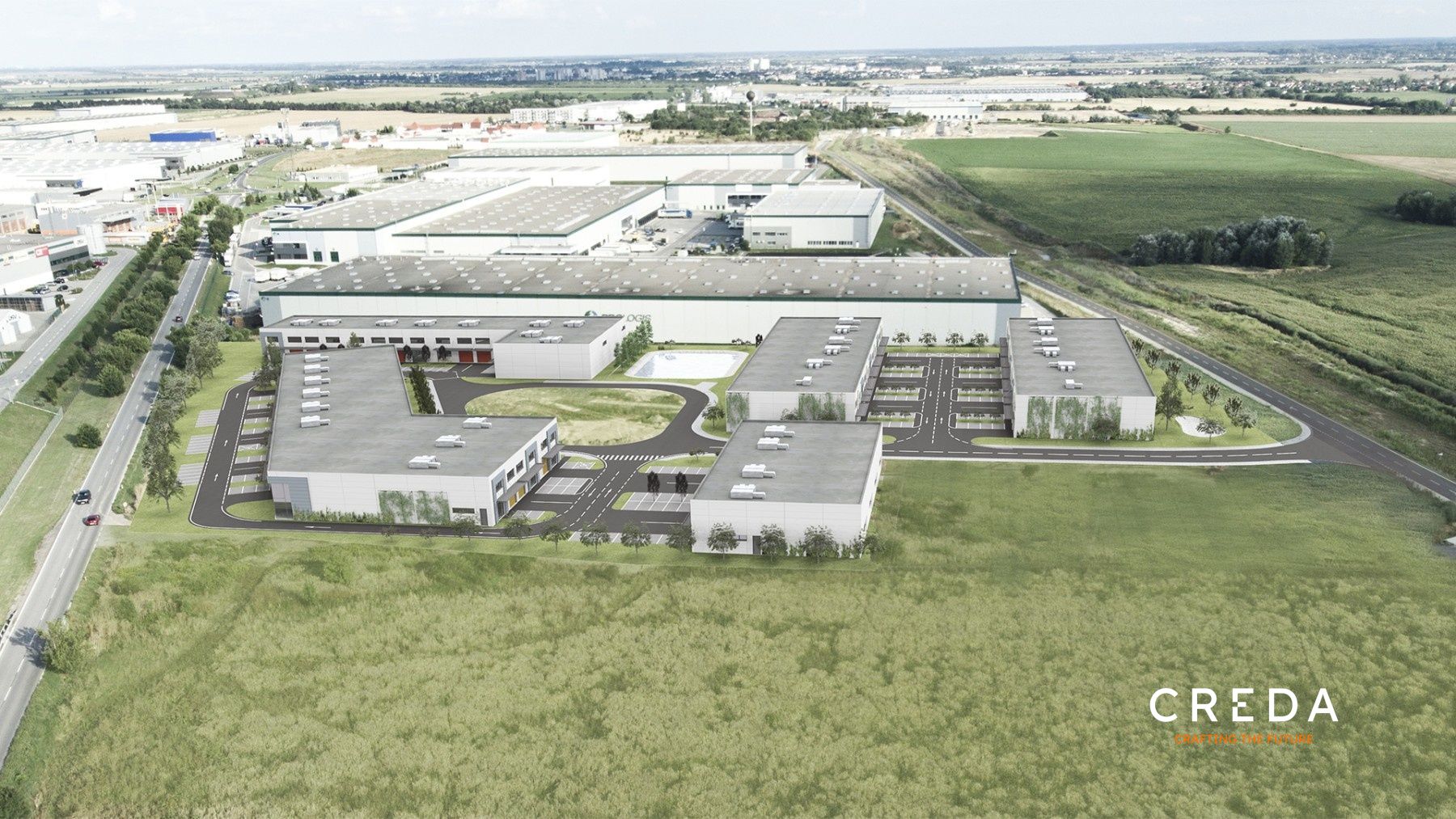 CREDA | predaj 5 651 m2 komerčný pozemok, Senec - priemyselný park