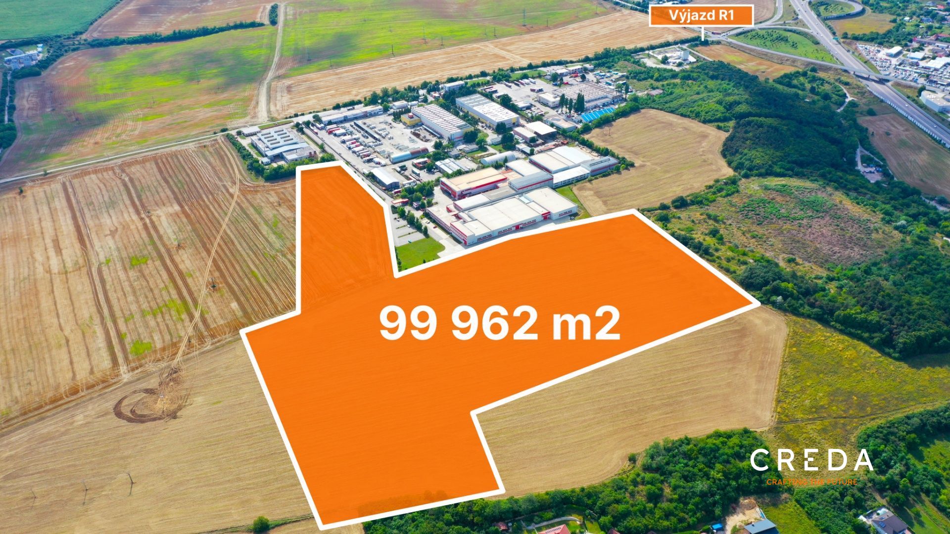 CREDA | predaj pozemok v priemyselnej zóne, Nitra
