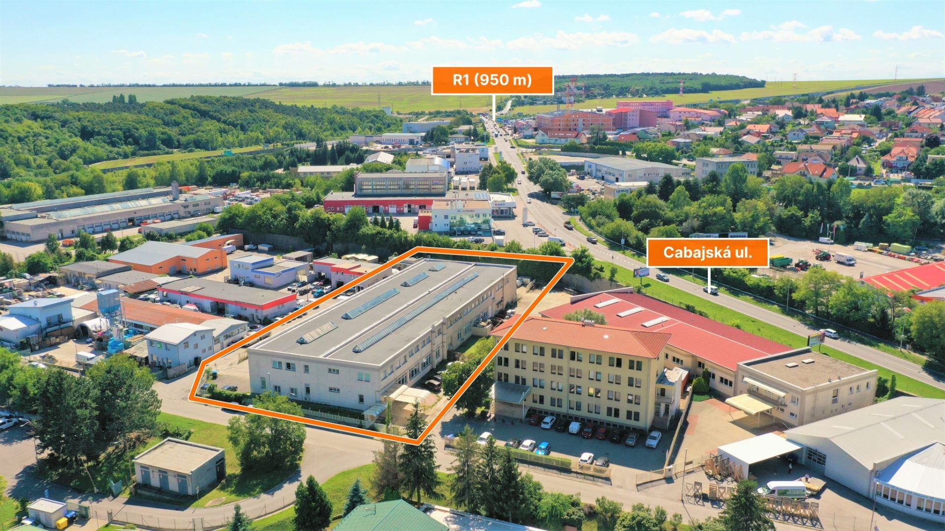 CREDA | prenájom výrobné/skladové priestory napojenie na R1, Nitra, Murgašova