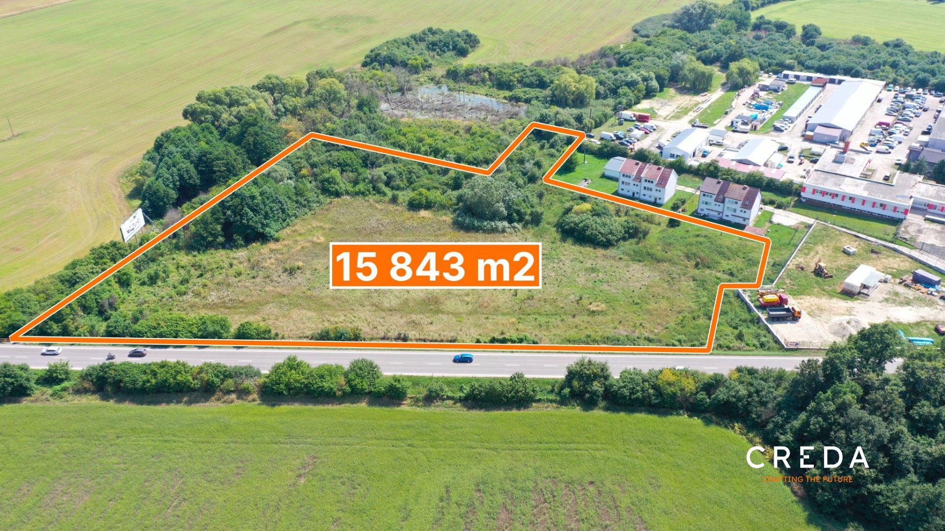 CREDA | predaj 15 843 m2 pozemok na ceste NR - ZM, Nitra - Malanta