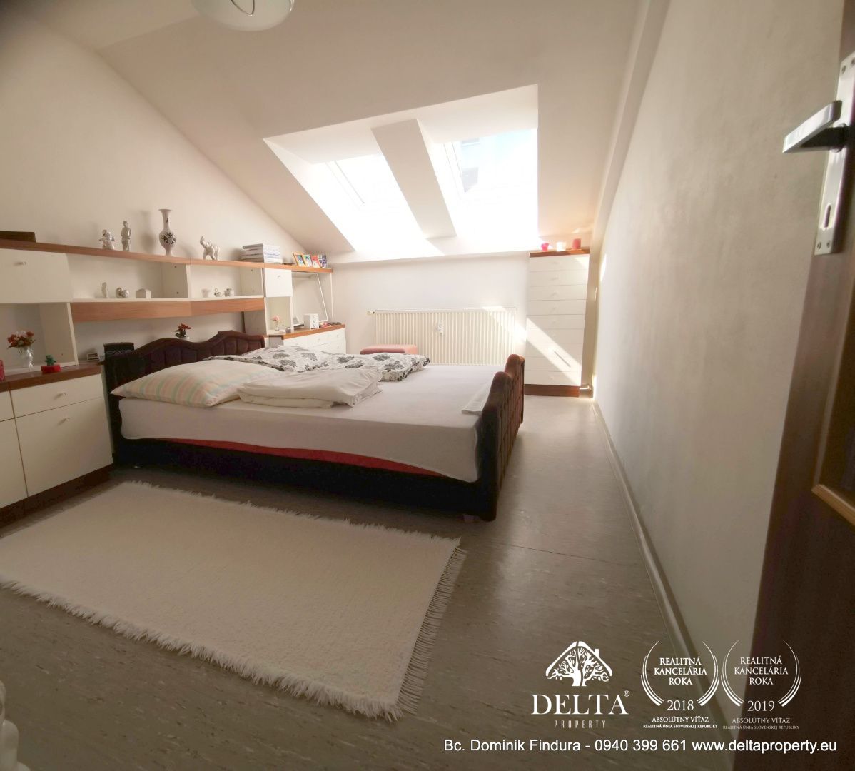 DELTA - Podkrovný 2-izbový byt na predaj, 66m2, ul. L.Svobodu