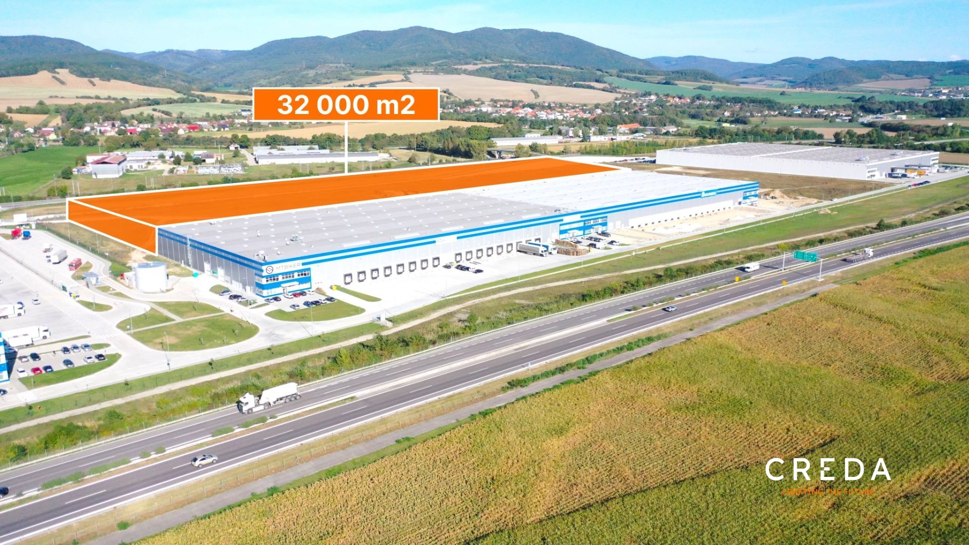 CREDA | prenájom 32 000 m2 skladové priestory, Trenčín - SIHOTPARK