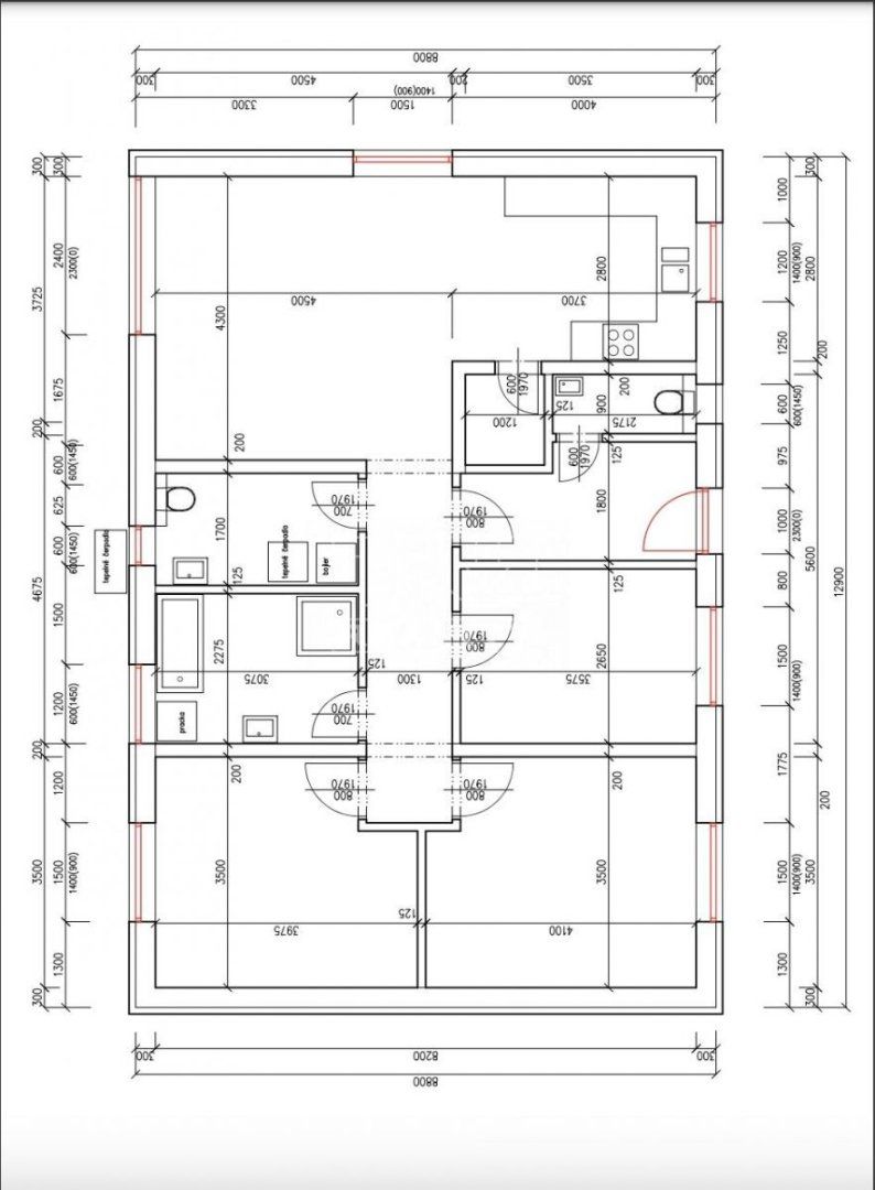 NOVOSTAVBA TEHLOVÉHO RODINNÉHO DOMU, POZEMOK O ROZLOHE 442m2, VEĽKÉ BIEROVCE