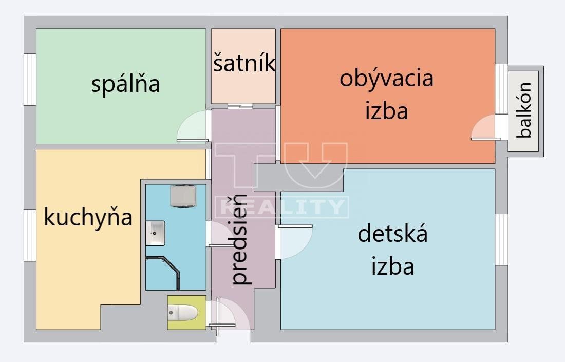 PREDAJ -> 3 izbový, TEHLOVÝ byt v CENTRE mesta, PEZINOK, 82 m2