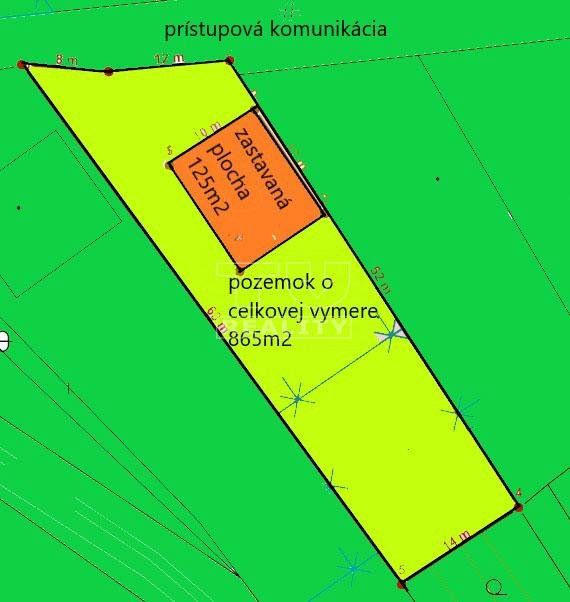 V PONUKE NA PREDAJ RD V SEDMEROVCI S VÝMEROU POZEMKU 865 M2.