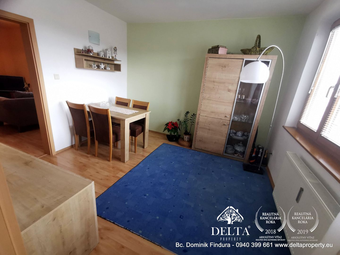 REZERVOVANÉ - Krásny 3-izbový byt s jedálňou a loggiou v centre