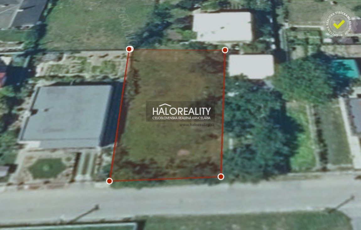 HALO reality - Predaj, pozemok pre rodinný dom   499 m2 Partizánske, Veľké Bielice - ZNÍŽENÁ CENA