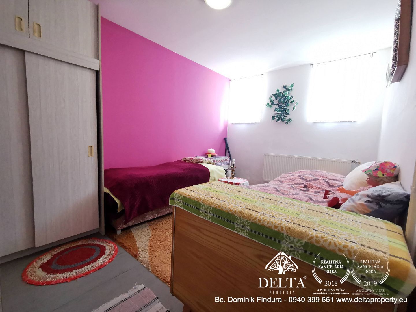 DELTA - Tehlový, priestranný 2-izbový byt s vlastným kúrením na predaj Lučivná