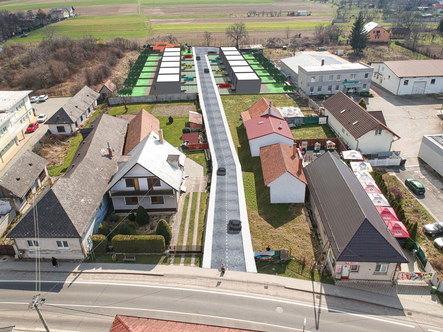 Na predaj 2 novostavby v novej zóne bývania v centre obce Oslany, okres Prievidza