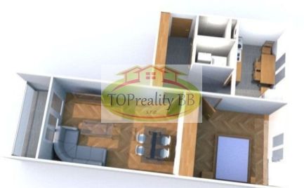 Veľký 2 izbový byt ZV typ s balkónom, 65 m2,   B. Bystrica,  Radvaň - cena – 120 000€