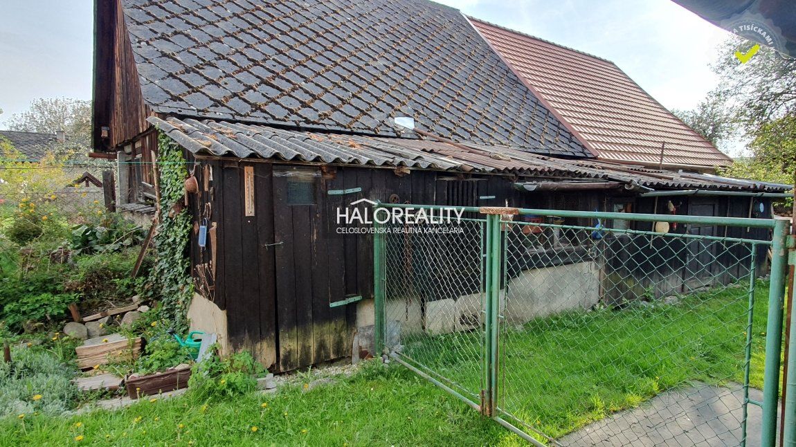 HALO reality - Predaj, chalupa Partizánska Ľupča - EXKLUZÍVNE HALO REALITY