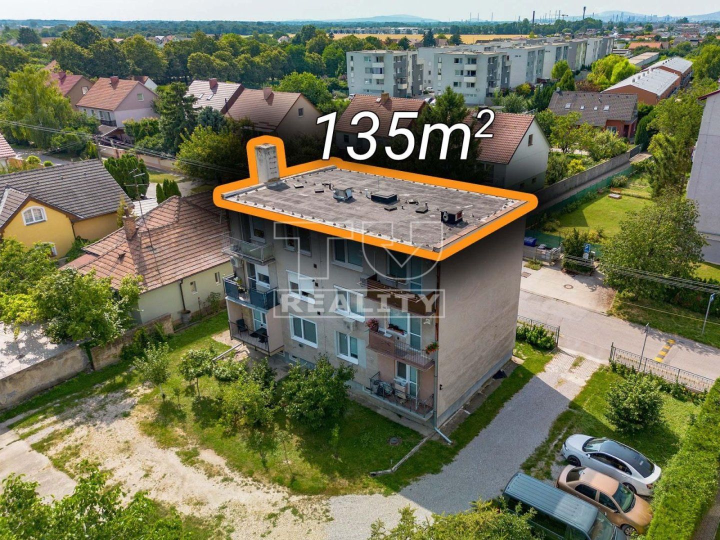 TU reality ponúka na predaj investičnú príležitosť - strecha na nadstavbu - 133 m², na pozemku 280 m².