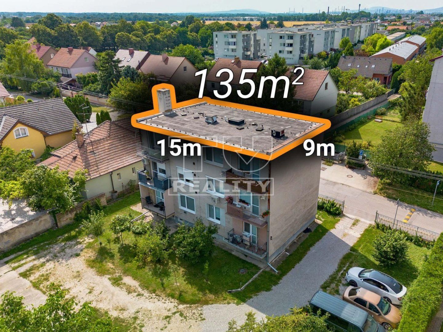 TU reality ponúka na predaj investičnú príležitosť - strecha na nadstavbu - 133 m², na pozemku 280 m².