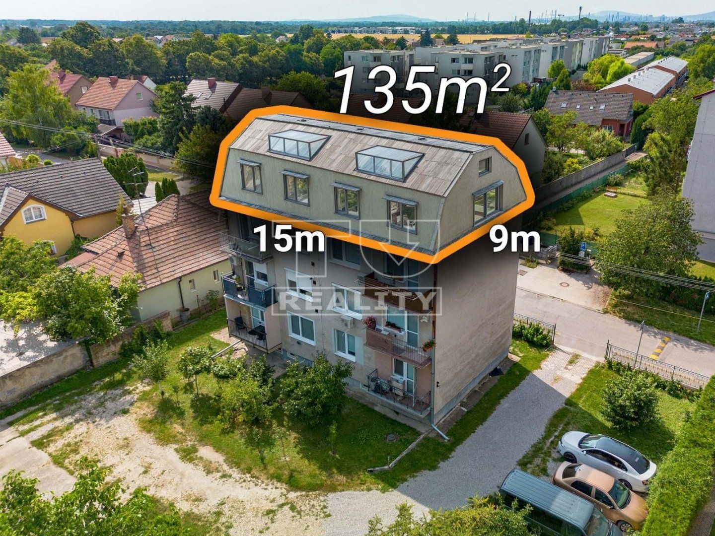 TU reality ponúka na predaj investičnú príležitosť - strecha na nadstavbu - 133 m², na pozemku 280 m².