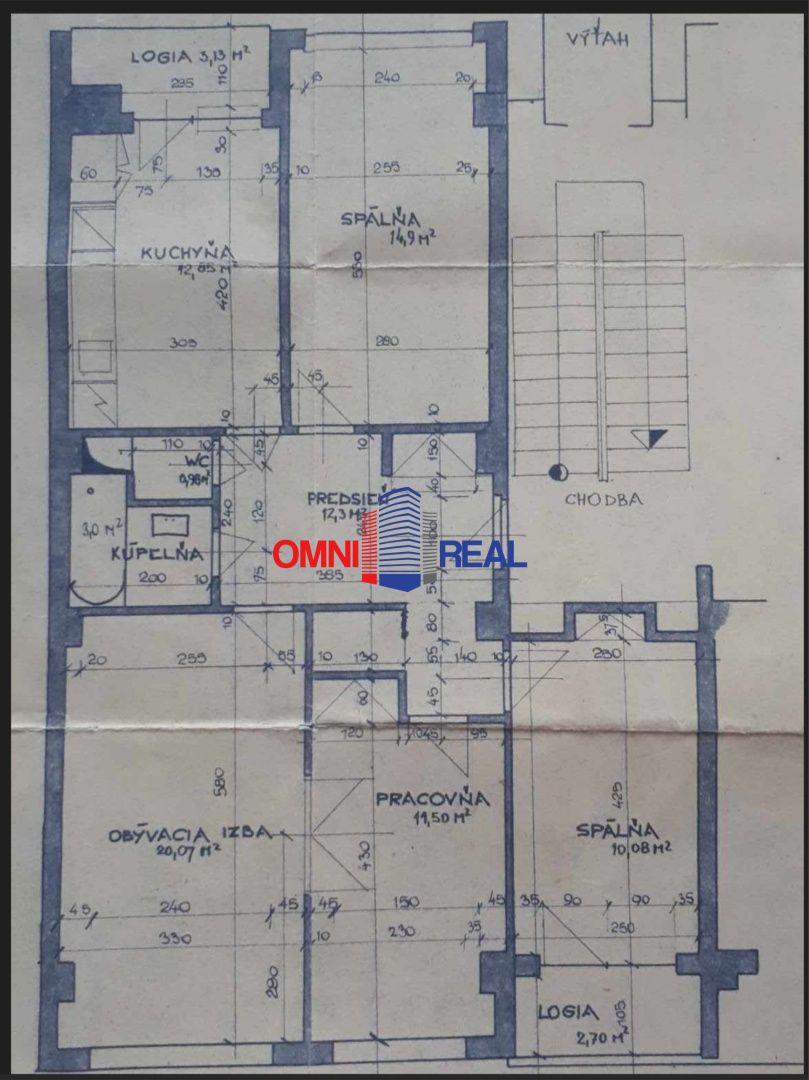 4 izb. byt, Karpatské nám., 6/7 - výťah, 2 x loggia