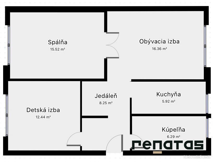 RENATAS - 3IZB. BABUŠKOVÁ ULICA - KOMPLETNÁ REKONŠTRUKCIA