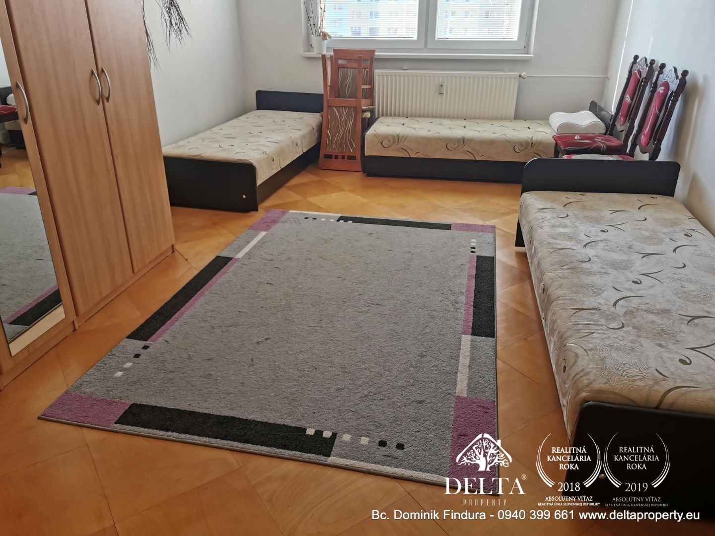 DELTA - Slnečný 3-izbový byt s loggiou na predaj Kežmarok, ul. Bardejovská