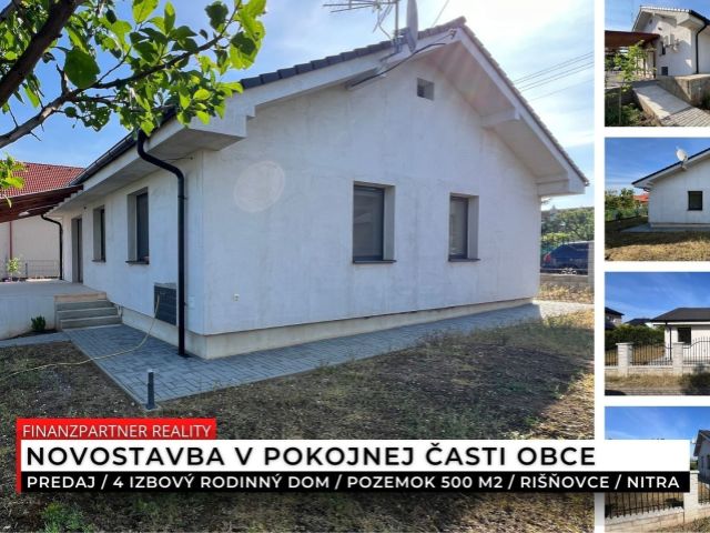 Novostavba 4 izbový rodinný dom, Rišňovce, Nitra