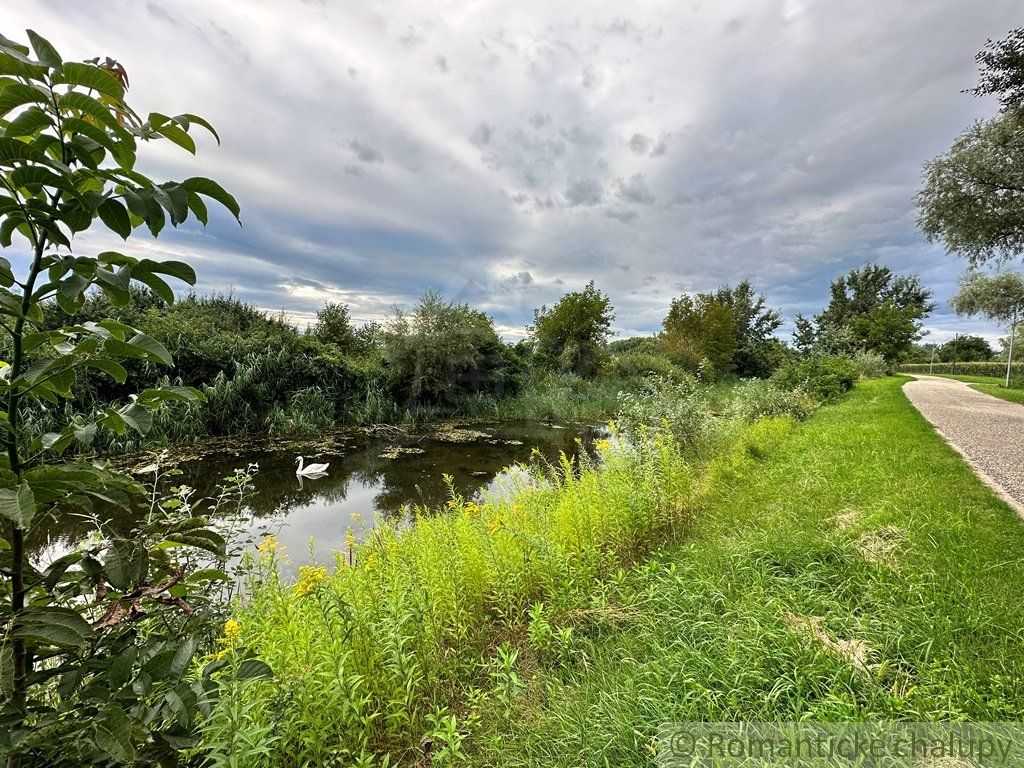 Rozľahlý pozemok na polosamote neďaleko rieky Stará Nitra v Martovciach