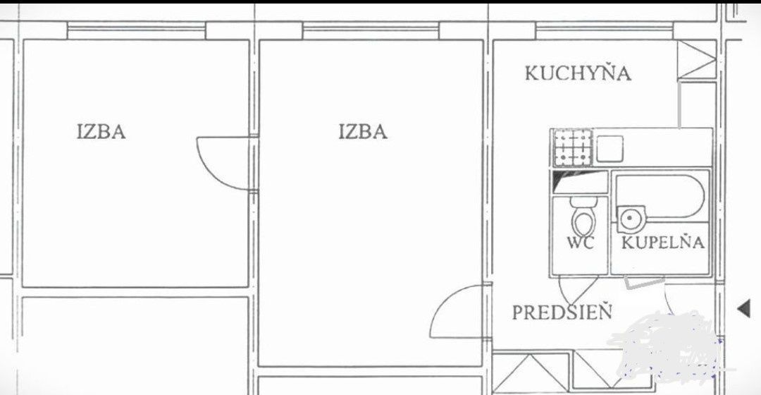 PREDAJ - 2- izbový byt na Hlavnej ulici
