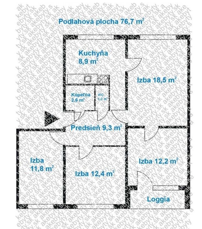4-izbkový byt na ulici A. Gwerkovej, TOP LOKALITA