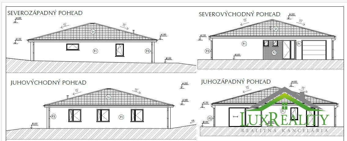 Priestranný bungalov na predaj - Rezervované