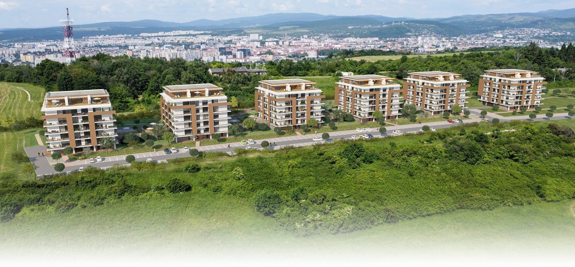 KRÁSNY 2 IZBOVÝ BYT S VEĽKOU 26m2 TERASOU | PANORÁMA | HOLOBYT