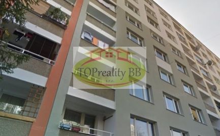 TOP PONUKA - Byt 2 izbový byt , 47 m2 s lodžiami,  B. Bystrica – blízko centra  cena 112 500€