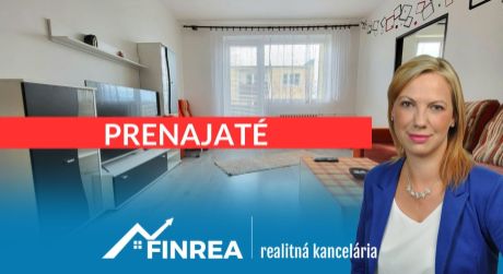 FINREA | PRENAJATÉ Prenájom 2 izbového bytu - Baničné