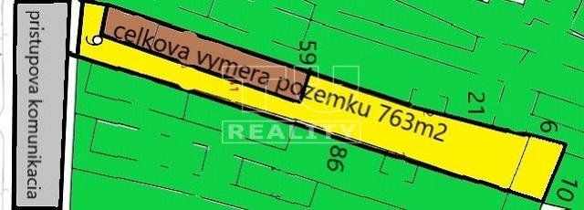 NA PREDAJ RD V OBCI TRENČÍN - KUBRÁ S VÝMEROU 763 M2.