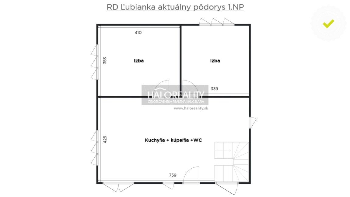 HALO reality - Predaj, rodinný dom Oslany, Ľubianka - VO VÝSTAVBE - EXKLUZÍVNE HALO REALITY