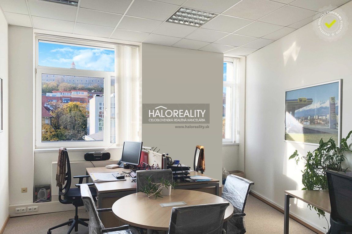 HALO reality - Prenájom, kancelársky priestor Bratislava Staré Mesto, 224 m2 (OD 1.1.2025)