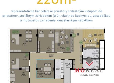 Reprezentatívne priestory 220m2, Reding Tower 2, Racianska ul.