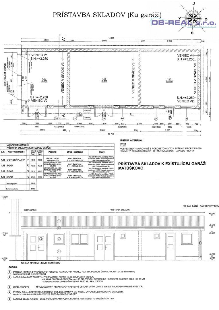 Predaj 4izb RD 175m2 pozemok 1194m2 Garáž 55m2 Sklady 102m2