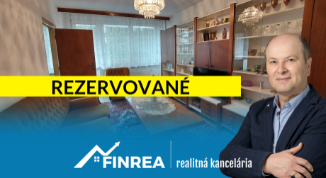 FINREA│REZERVOVANÉ Trojizbový byt v centre Martina, 82 m2