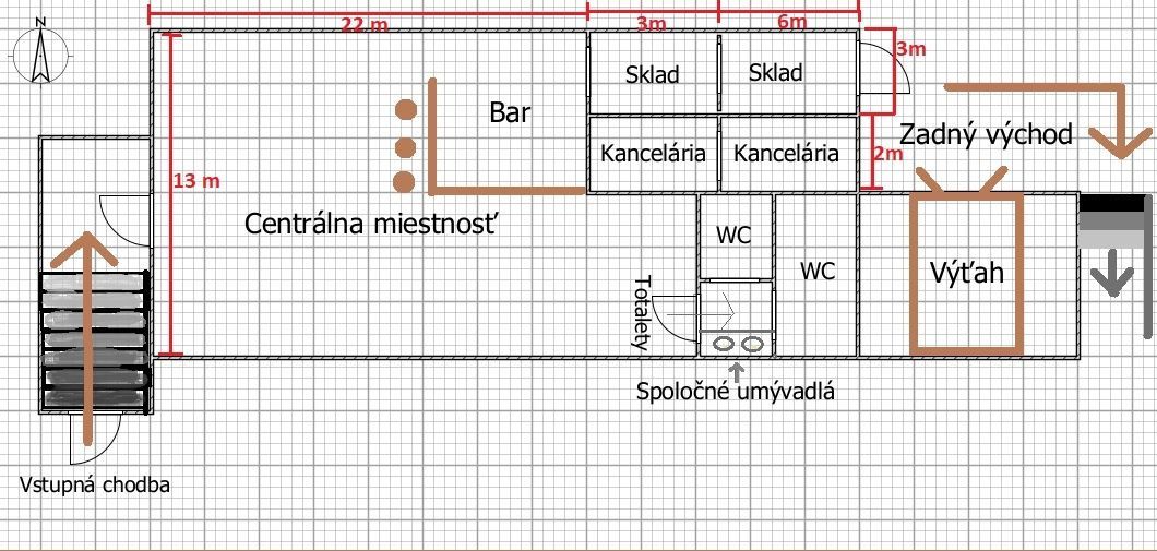 Na prenájom priestory v meste Levice, priamo v centre mesta - JKV REAL