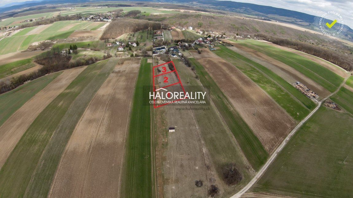 HALO reality - Predaj, pozemky pre rodinné domy 2263 m2 Kružno - EXKLUZÍVNE HALO REALITY