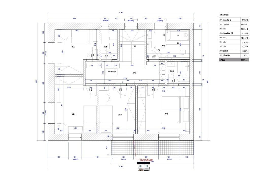 Ponúkame Vám na predaj holopriestor domy a vily Mlynica. Plocha: úžitková 138m2, pozemku 300m2.