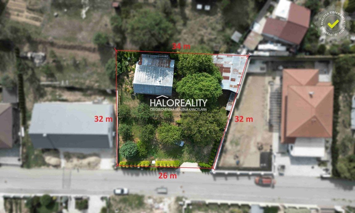 HALO reality - Predaj, pozemok pre rodinný dom   931 m2 Nové Mesto nad Váhom, Dubčekova ulica - EXKLUZÍVNE HALO REALITY