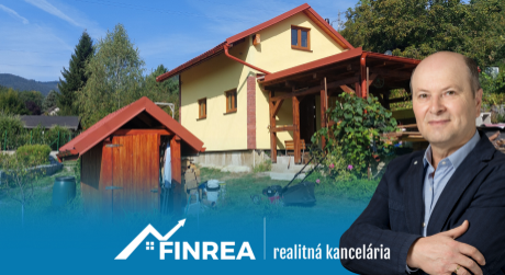 FINREA│ Záhrada 530m2 s drevenou chatkou Vrútky