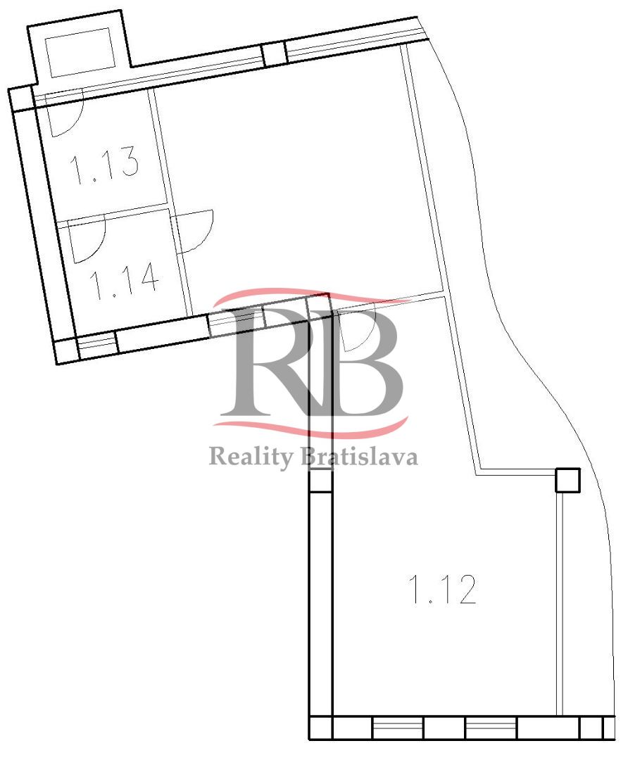 Obchodný priestor s preskleným výkladom pri frekventovanej ceste, Slovnaftská-BA2, 78m2