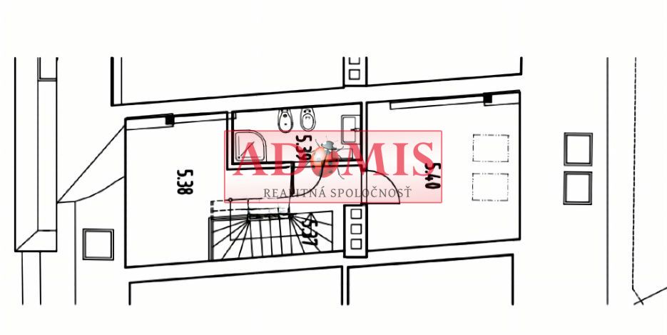 ADOMIS - predáme 3-izbový bezbariérový mezonet 68m2 s výťahom v historickej budove, parkovanie vo dvore, Hlavná ulica Košice centrum.