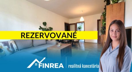 FINREA │REZERVOVANÉ - 3 izbový byt na prenájom - Martin časť Jahodníky