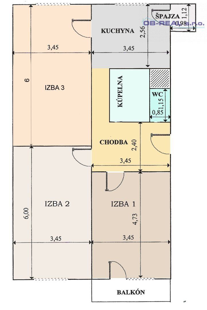 REZERVOVANÉ - Predaj rekonštruovaného 3izb bytu 84m2 OV 5/5p. moderný, zariadený