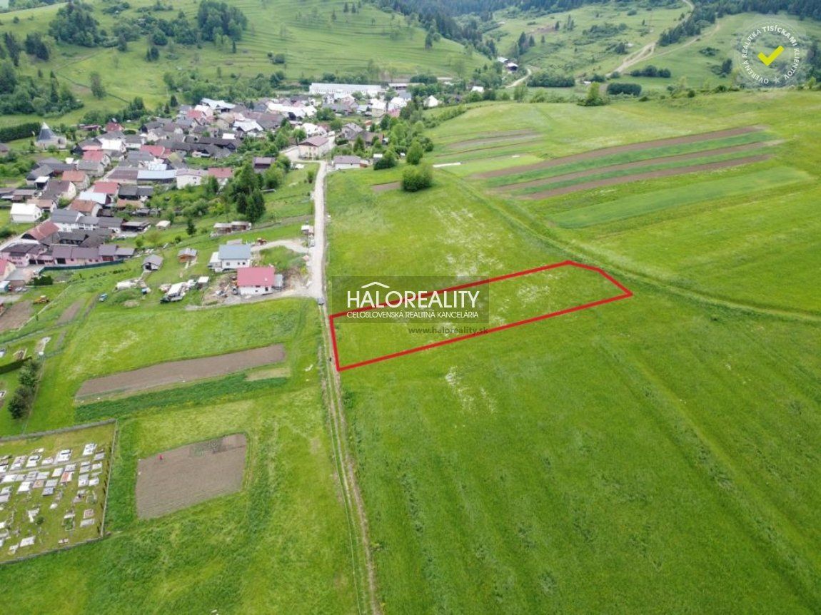 HALO reality - Predaj, pozemok pre rodinný dom   1435 m2 Nižná, časť Zemianska Dedina - ZNÍŽENÁ CENA - EXKLUZÍVNE HALO REALITY