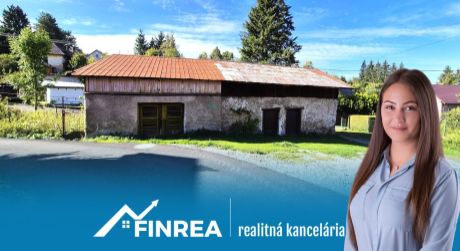 FINREA │Hospodárska budova - zastavaná plocha 114 m² na predaj v obci Horná Štubňa