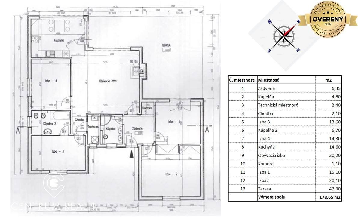 Priestranný 5-izbový bungalov, garáž, bazén, poz.590 m2, Dun. Lužná